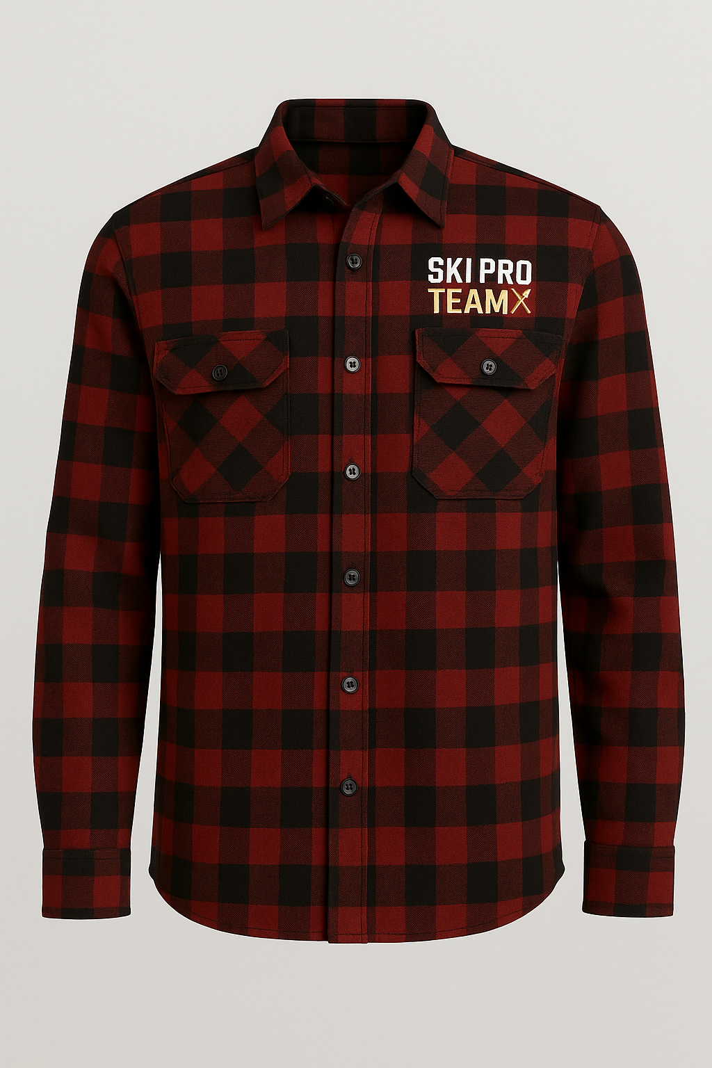 Camisa Técnica SKI PRO TEAM – Roja y Negra