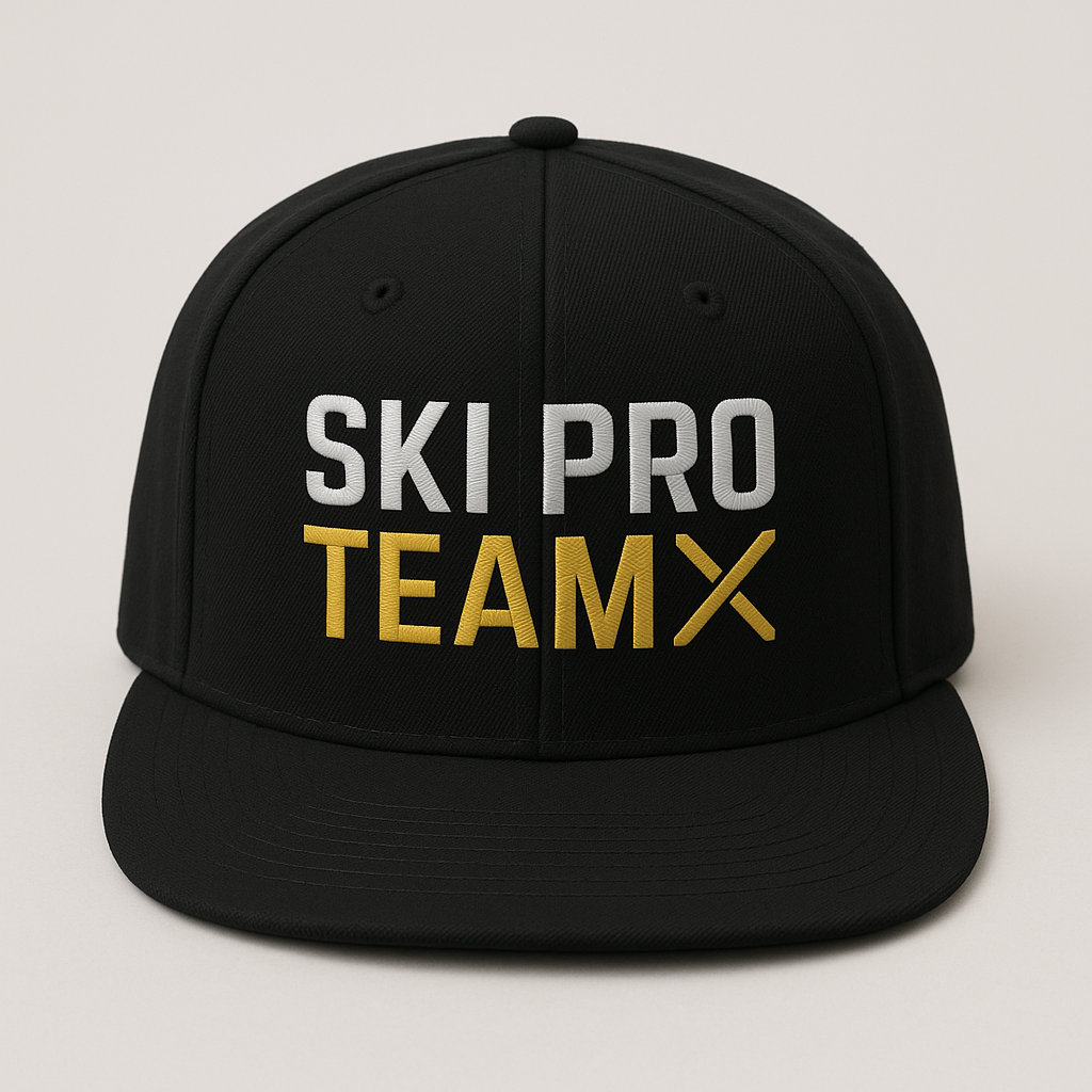 Gorra Ski Pro Team – Edición Técnica Negra