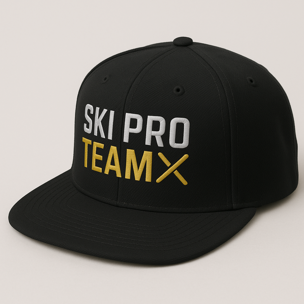 Gorra Ski Pro Team – Edición Técnica Negra